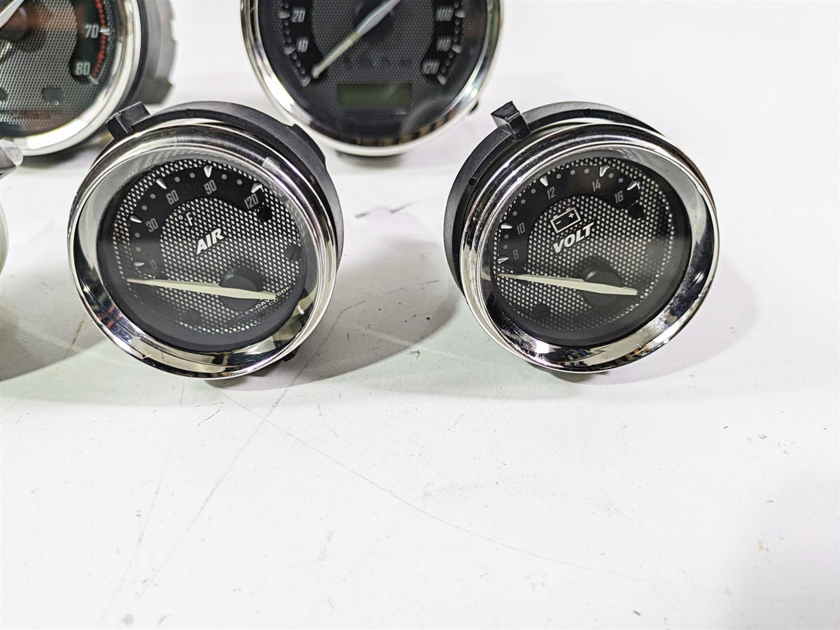 2011 Harley Touring FLHTCUSE CVO E-Glide Speedo Tacho Meter Gauges Set 70731-10 {{ shop.shopifyCountryName }} - Mototech271