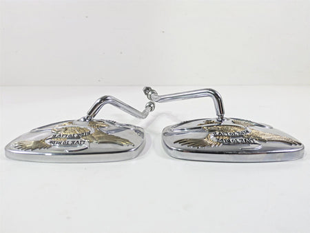1999 Harley Touring FLHTCUI E-Glide Live to Ride Chrome Short Mirrors 91875-88A {{ shop.shopifyCountryName }} - Mototech271