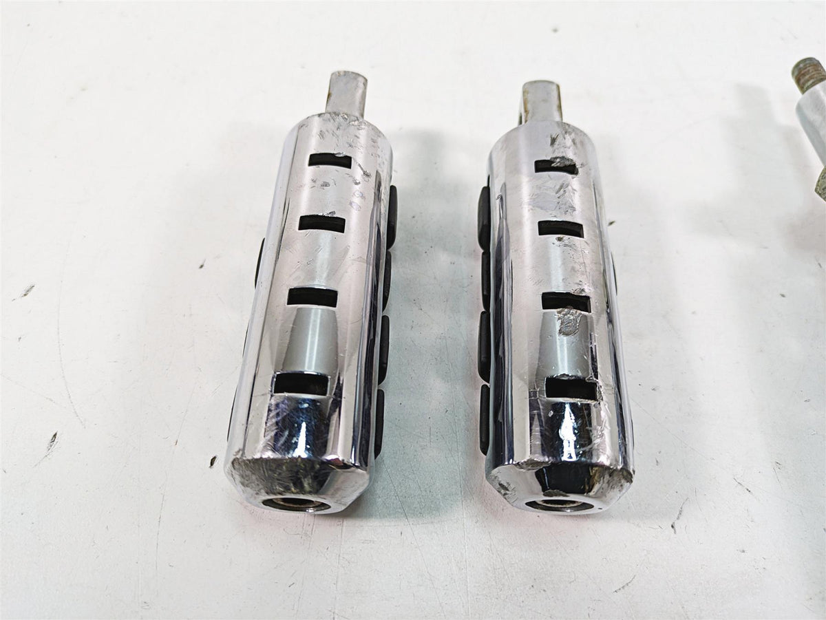 2006 Harley Softail FXSTSI Springer Front Rear Chrome Foot Peg Rest Set 50942-00 {{ shop.shopifyCountryName }} - Mototech271