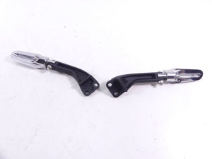 2009 Harley FXDF Dyna Fat Bob Rear Passenger Footpeg Set 49224-06A 49230-06
