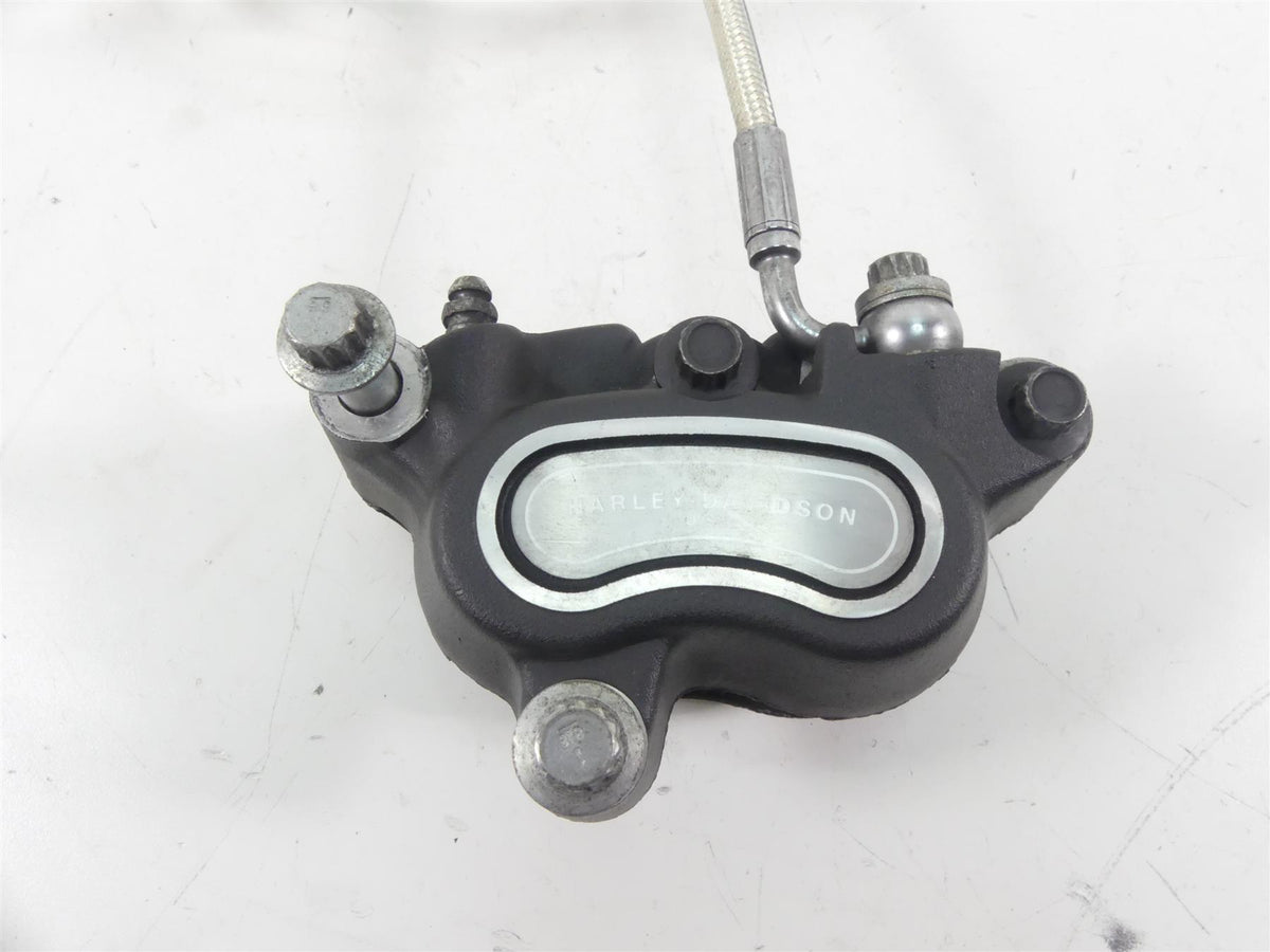 2013 Harley FXDWG Dyna Wide Glide Front Brake Caliper & Line Set 41300001 {{ shop.shopifyCountryName }} - Mototech271