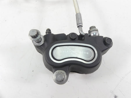 2013 Harley FXDWG Dyna Wide Glide Front Brake Caliper & Line Set 41300001 {{ shop.shopifyCountryName }} - Mototech271