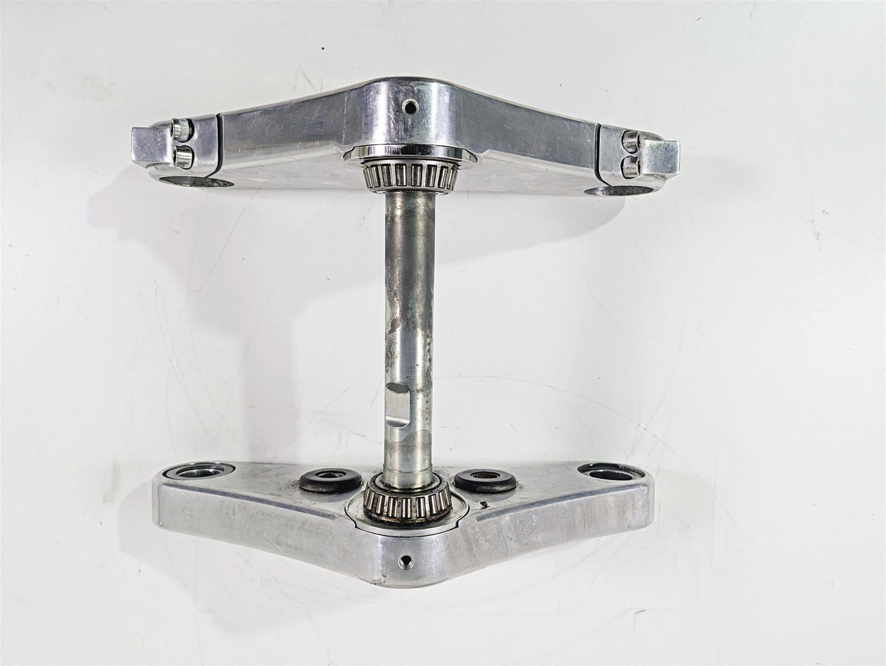 2002 Big Dog Pitbull Upper Lower Triple Tree Steering Clamp Set {{ shop.shopifyCountryName }} - Mototech271