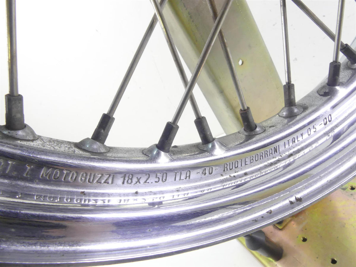 2001 Moto Guzzi California Sp 1100 Straight 18x2.5 Front Wheel Rim GU03610340 {{ shop.shopifyCountryName }} - Mototech271