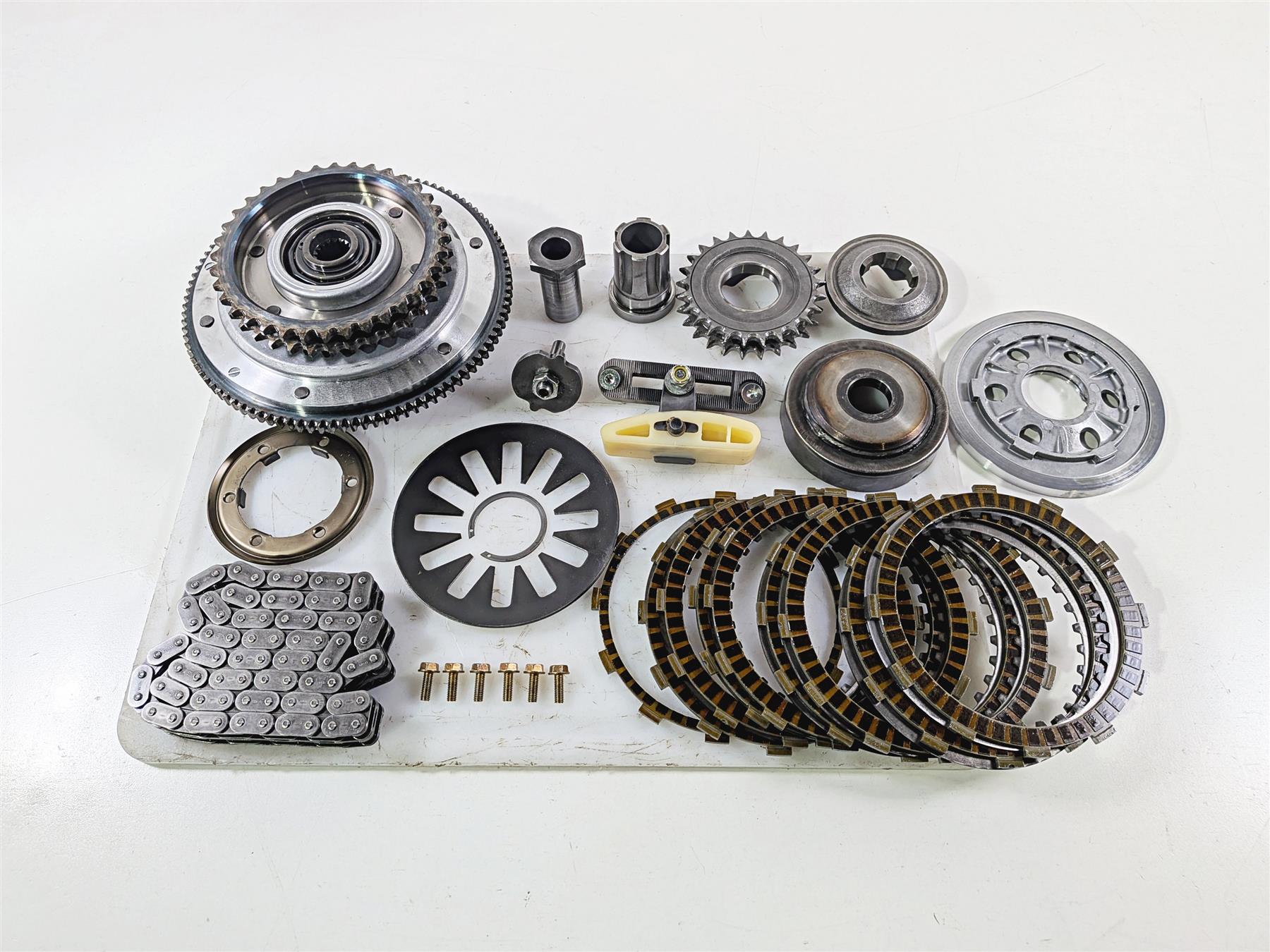 2004 Harley Touring FLTRI Road Glide Primary Drive Clutch Kit 37802-04A-Mototech271