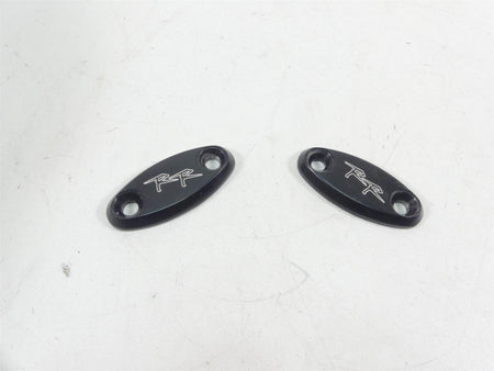 2005 Honda CBR1000RR SC57 Left Right Rear View Mirror Delete Base Plates Set {{ shop.shopifyCountryName }} - Mototech271