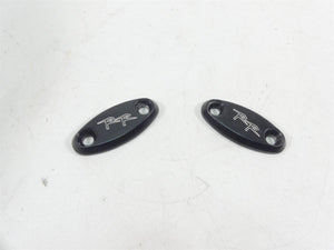 2005 Honda CBR1000RR SC57 Left Right Rear View Mirror Delete Base Plates Set