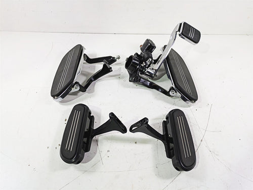 2016 Harley Touring FLTRX Road Glide Complete Front Rear Floorboard Set 50683-04 | Mototech271
