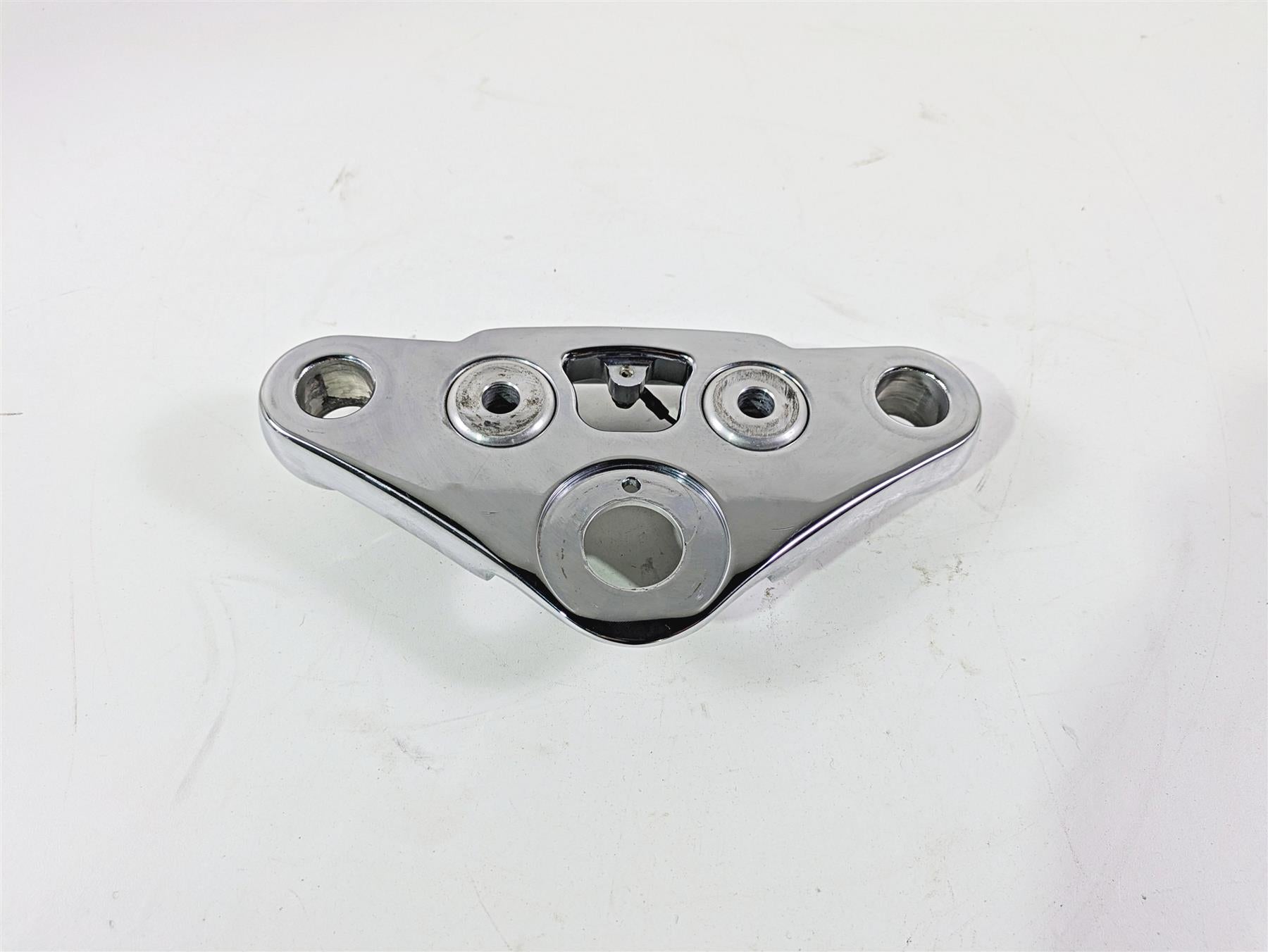 2008 Harley FXCWC Softail Rocker Upper Triple Tree Steering Clamp 46637-08