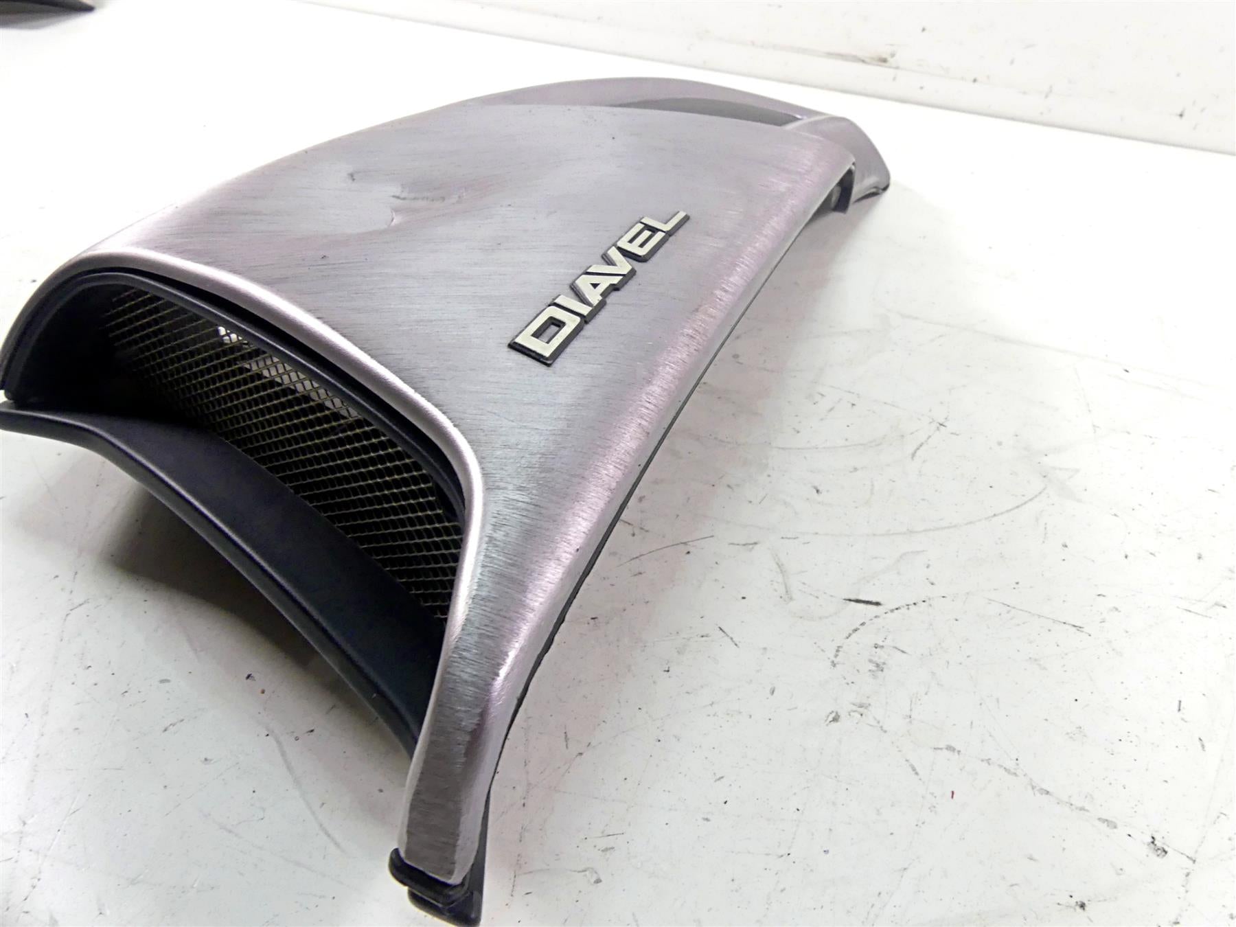 2013 Ducati Diavel Red Left Air Duct Scoop Cover Fairing Panel -Dent 48014973A {{ shop.shopifyCountryName }} - Mototech271