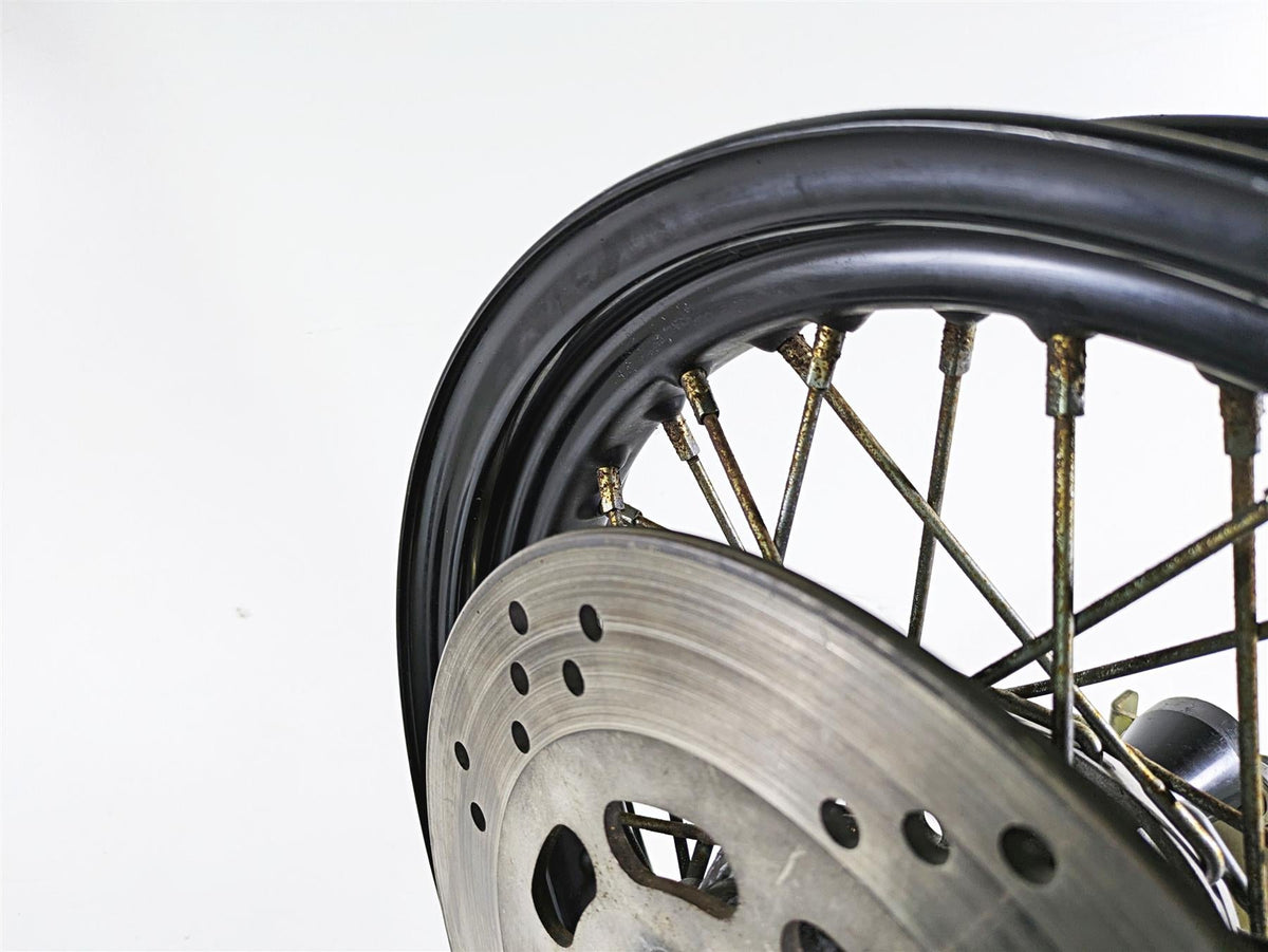 2008 Harley FLSTSB Cross Bones Straight 16x3 Front Wheel Spoke Rim 44937-08 {{ shop.shopifyCountryName }} - Mototech271
