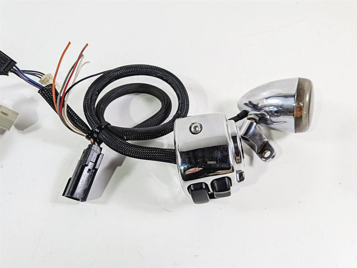 2008 Harley FXDSE CVO Dyna Left & Right Chrome Hand Control Switch 71682-06A-Mototech271