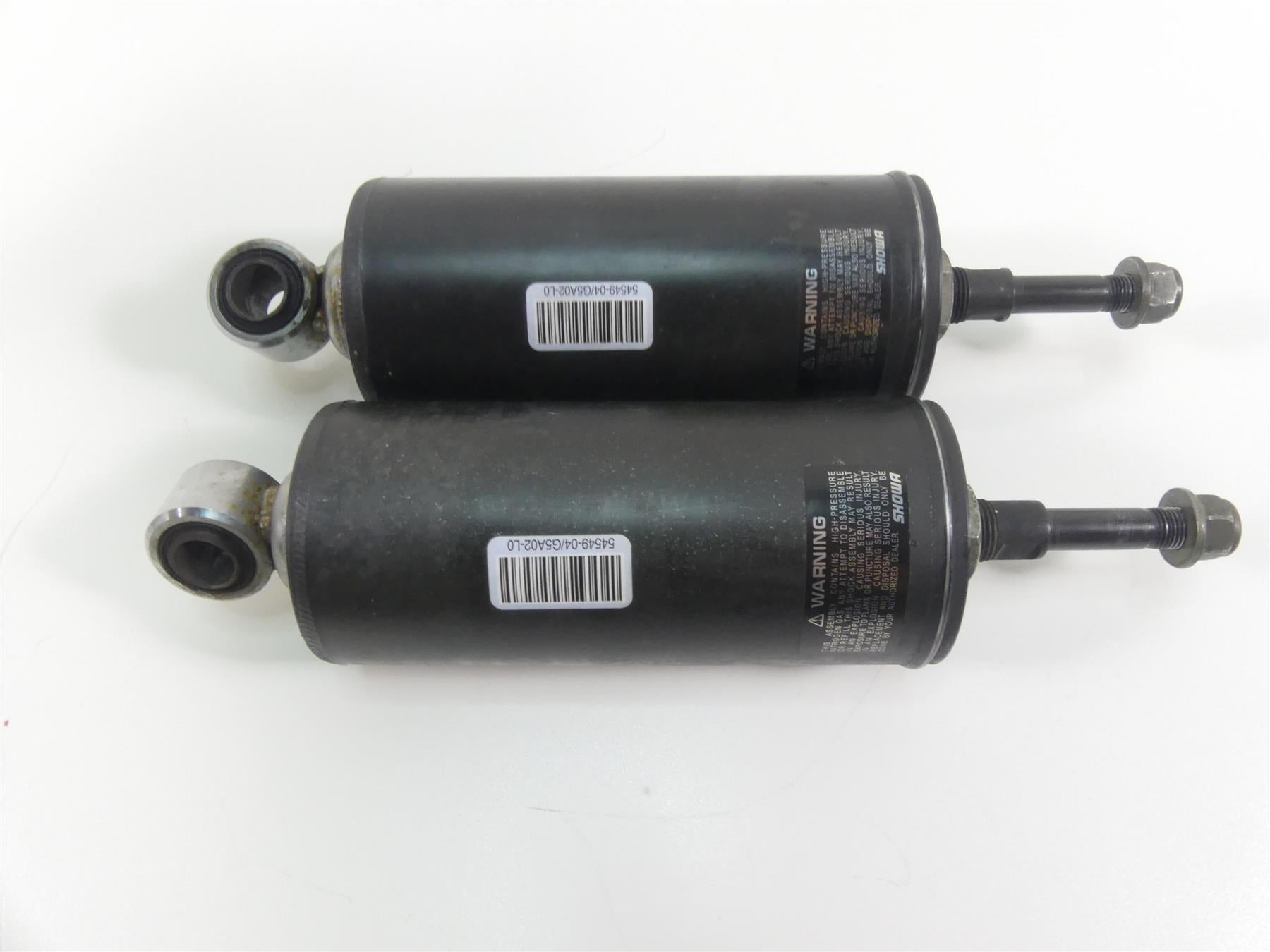 2008 Harley Softail FLSTSB Cross Bones Rear Showa Suspension Shocks 54549-04