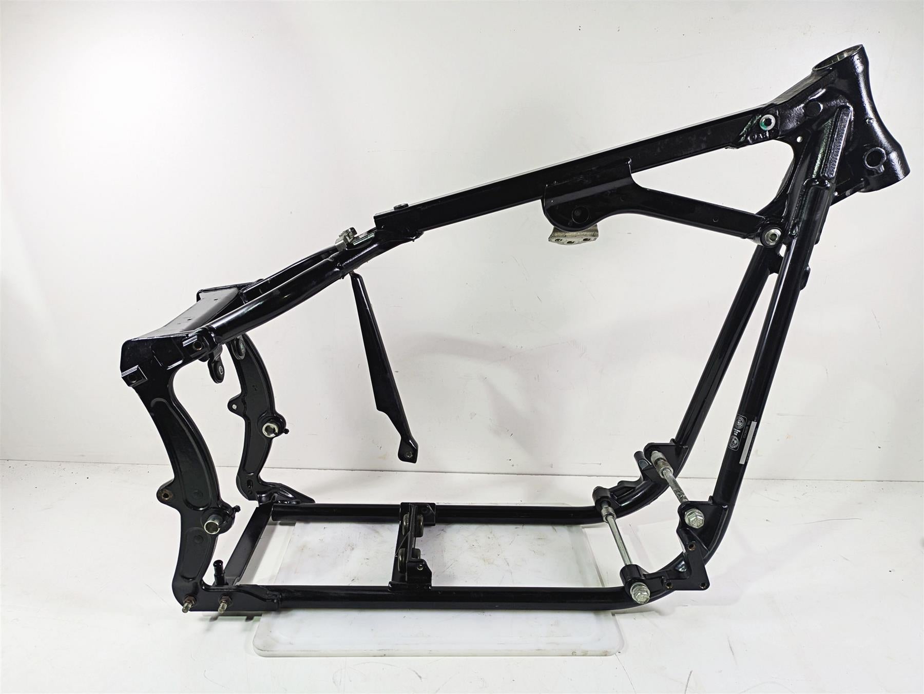 2008 Harley FLSTC 105TH Softail Heritage Straight Main Frame Chassis With Salvage Texas Title 47173-11BHP | Mototech271