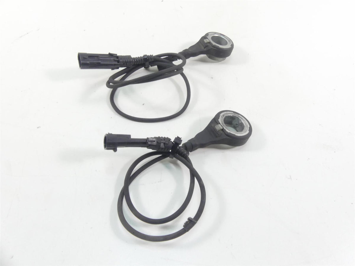 2014 Harley Touring FLHTK Electra Glide Abs Brake Wheel Speed Sensors 40615-08 {{ shop.shopifyCountryName }} - Mototech271