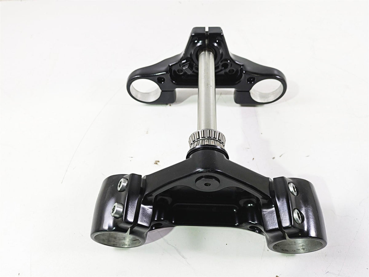 2010 Harley VRSCF Muscle Rod Black Upper Lower Triple Tree Clamp Set 46892-09A {{ shop.shopifyCountryName }} - Mototech271