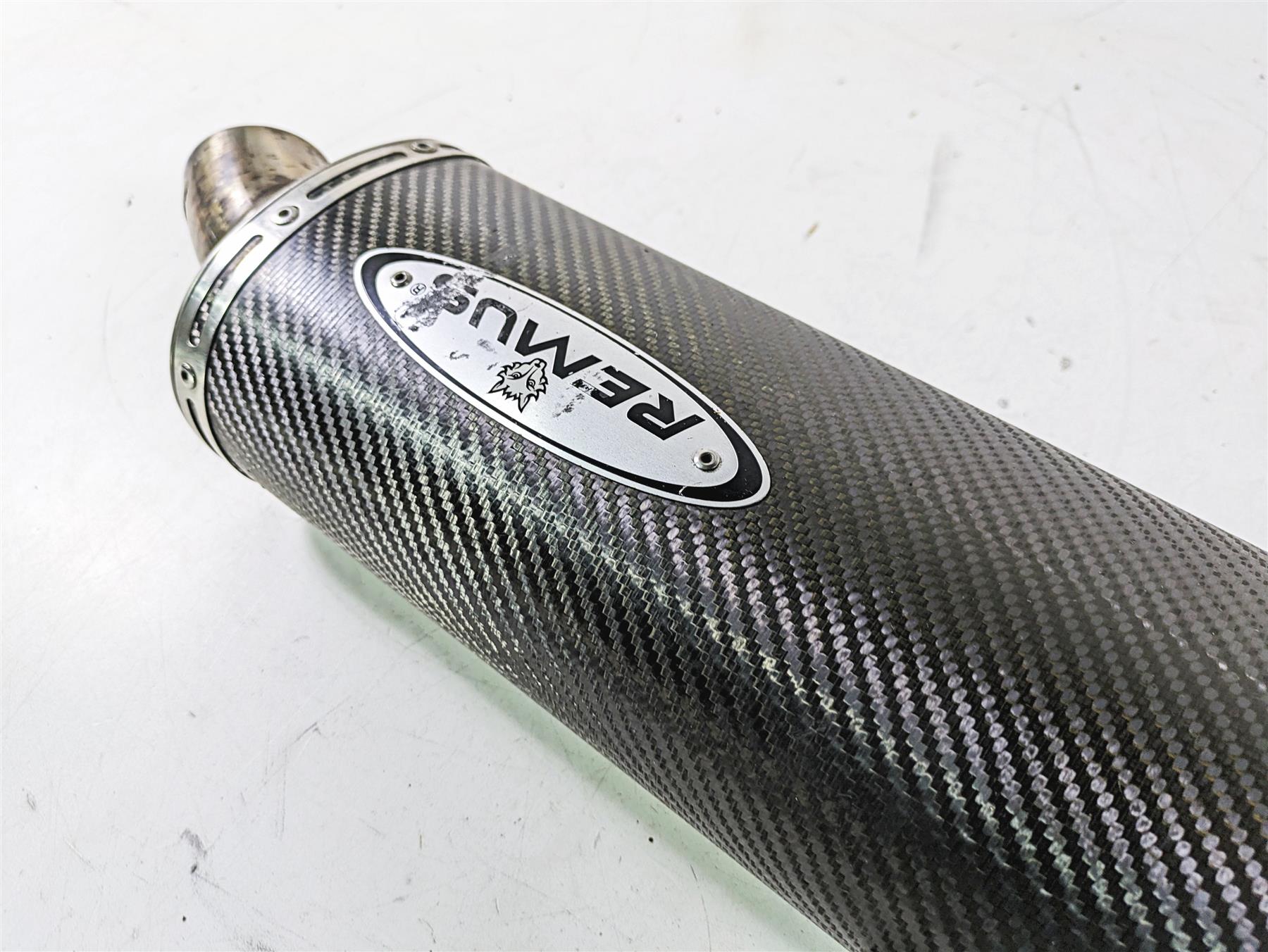 2004 BMW R1150GS R21 Remus Carbon Fiber Exhaust Muffler Pipe & DB Eater RV1 2039 {{ shop.shopifyCountryName }} - Mototech271