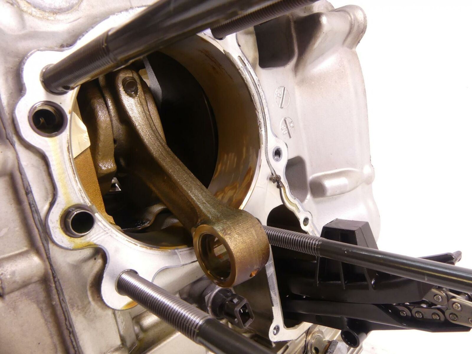 2008 BMW R1200GS K255 Adv Motor Engine Crankcase Crank Case Set 61K 11007702961 {{ shop.shopifyCountryName }} - Mototech271