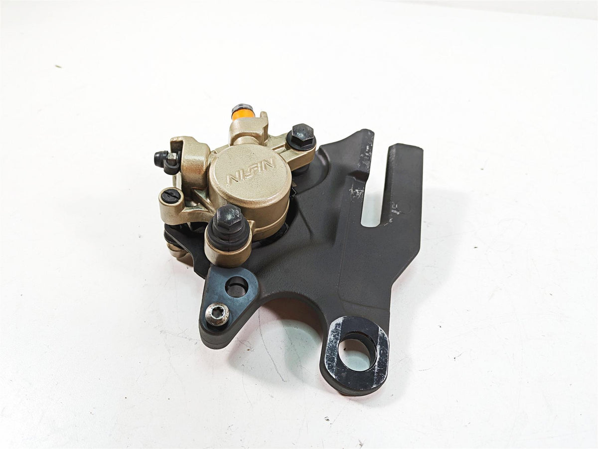 2012 Triumph Tiger 800XC ABS Rear Nissin Brake Caliper & Bracket T2025050 {{ shop.shopifyCountryName }} - Mototech271