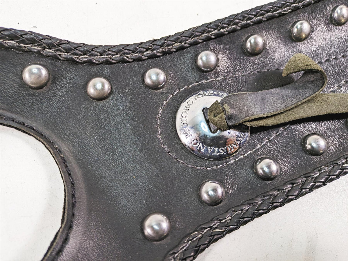 2000 Harley Dyna FXDL Low Rider Studded Leather Tank Cover Pad {{ shop.shopifyCountryName }} - Mototech271