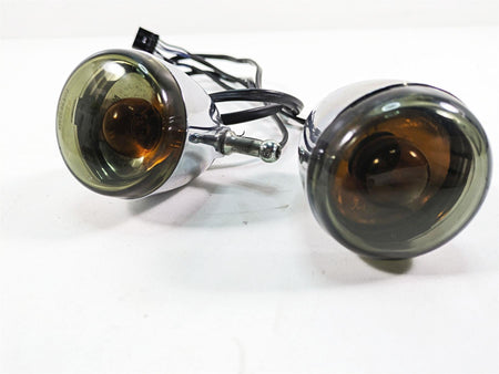 2006 Harley Sportster XL1200 Front Smoked Turn Signal Blinker Set 68972-00 {{ shop.shopifyCountryName }} - Mototech271