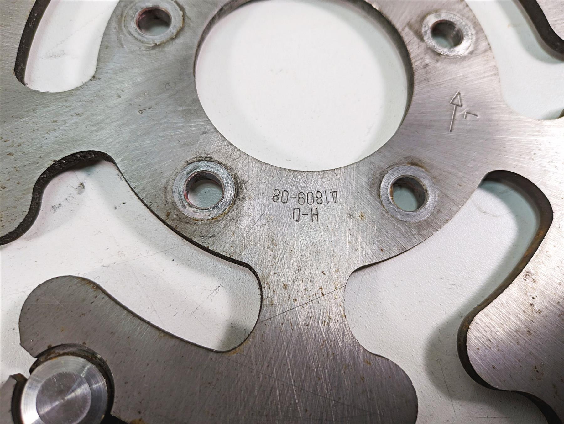 2011 Harley Touring FLTRU Road Glide Brembo Front Brake Rotor Disc Set 41808-08A {{ shop.shopifyCountryName }} - Mototech271