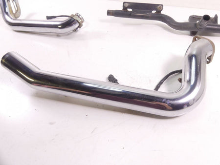 2009 Harley FXCW Softail Rocker Exhaust Pipe Headers Manifold Set +Mount 66795-0 {{ shop.shopifyCountryName }} - Mototech271