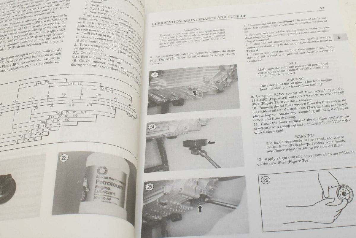 Clymer BMW R1100 R850 1993-1998 Service Repair Maintenance Manual Book {{ shop.shopifyCountryName }} - Mototech271