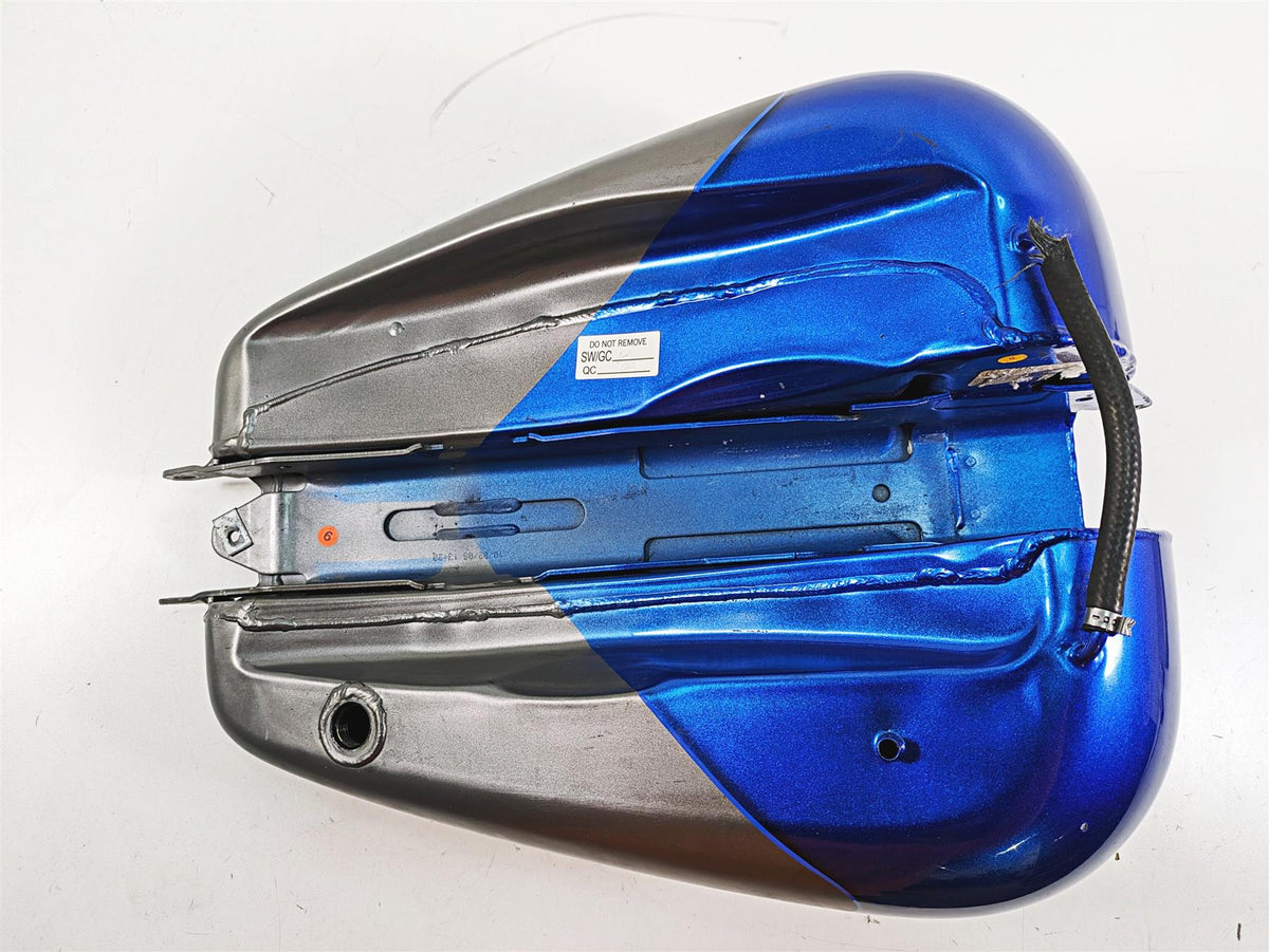 2009 Harley Dyna FXDFSE CVO Fat Bob Fuel Gas Tank Granite Blue - Read 61723-09 {{ shop.shopifyCountryName }} - Mototech271