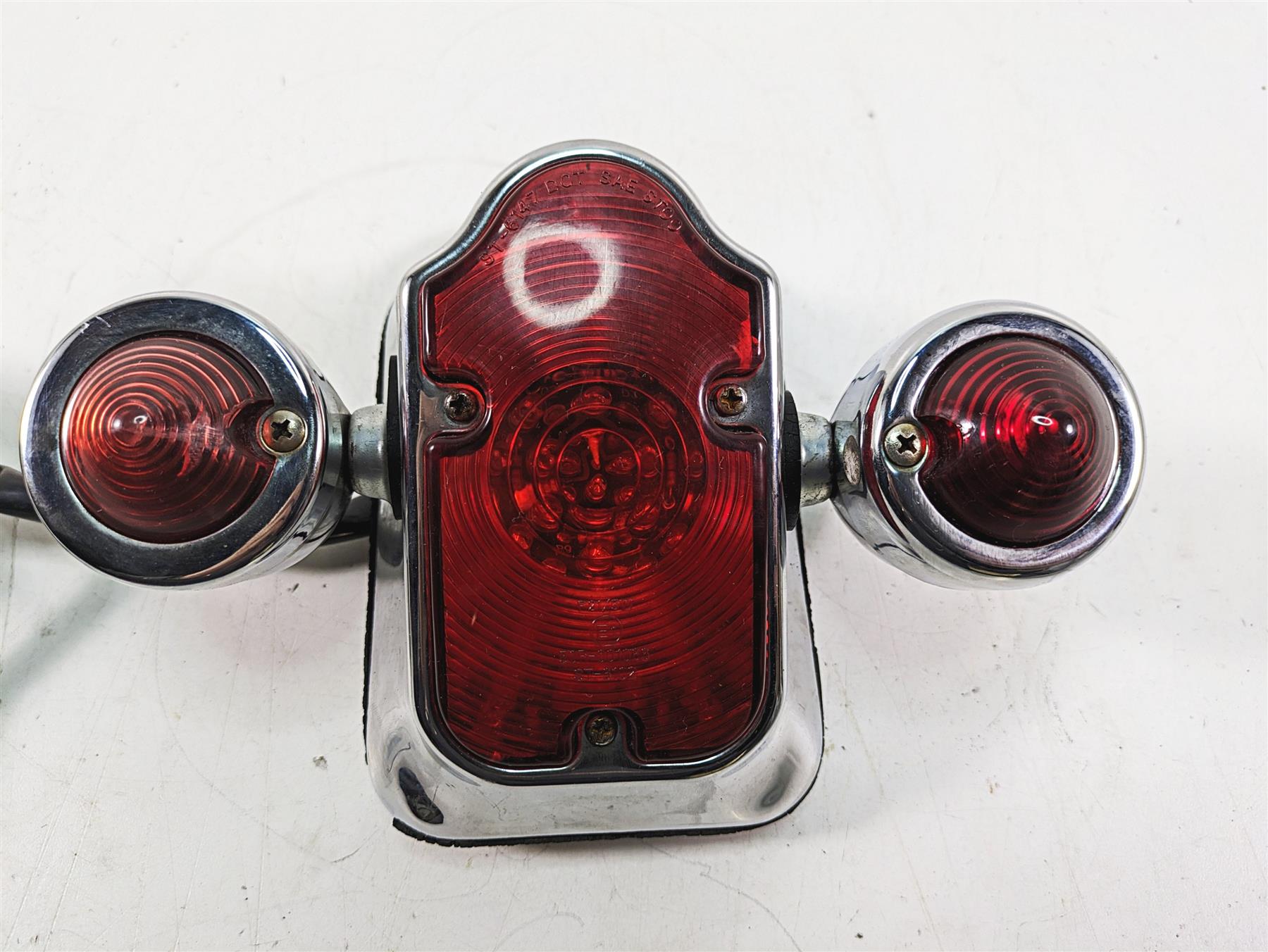 2000 Harley FXSTS Softail Springer Rear Tombstone Tail Light Blinker Set {{ shop.shopifyCountryName }} - Mototech271