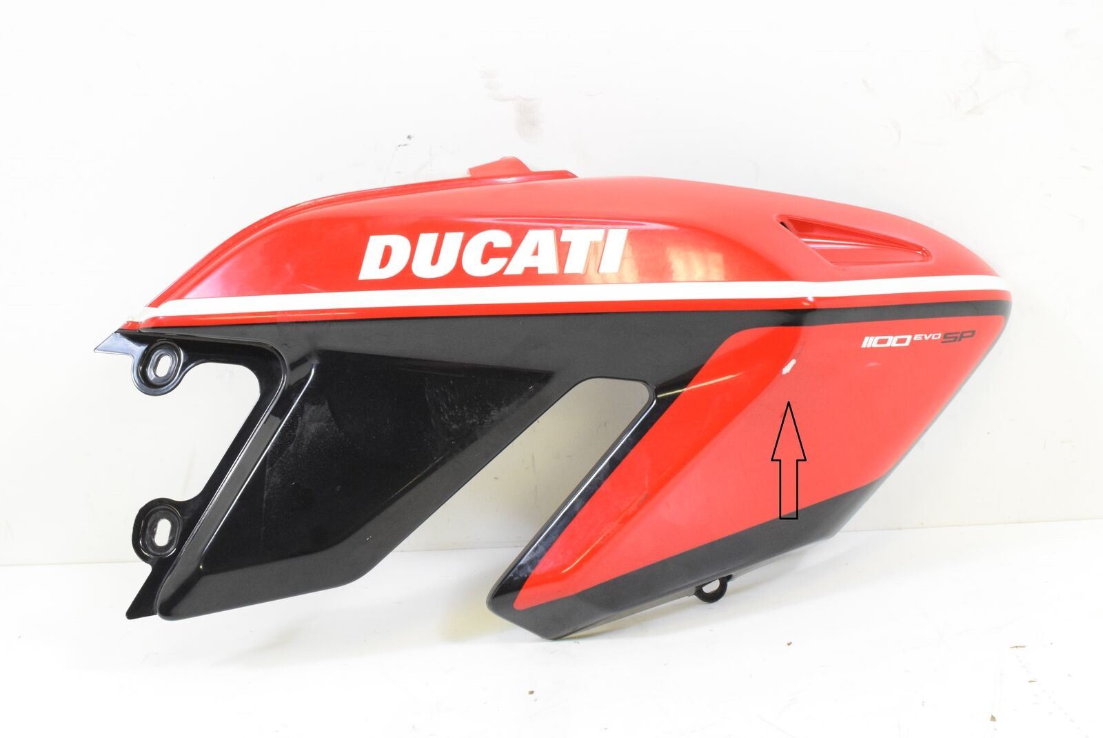 2010 Ducati Hypermotard 1100 Evo SP Right Tank Fairing Cover Cowl 48012501C {{ shop.shopifyCountryName }} - Mototech271