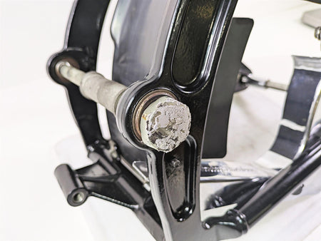 2004 Harley Softail FXSTDI Deuce Rear Swingarm Swing Arm & Covers 47573-00A {{ shop.shopifyCountryName }} - Mototech271
