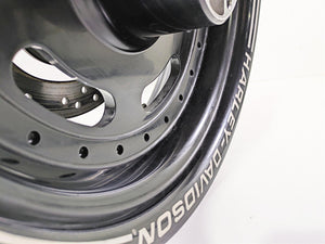 2016 Harley FXDF Dyna Fat Bob Rear Wheel Rim 16x5 Black - Straight 40900261