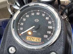 2016 Harley FXDL Dyna Low Rider Speedometer Gauge Instrument 4K 67478-12A