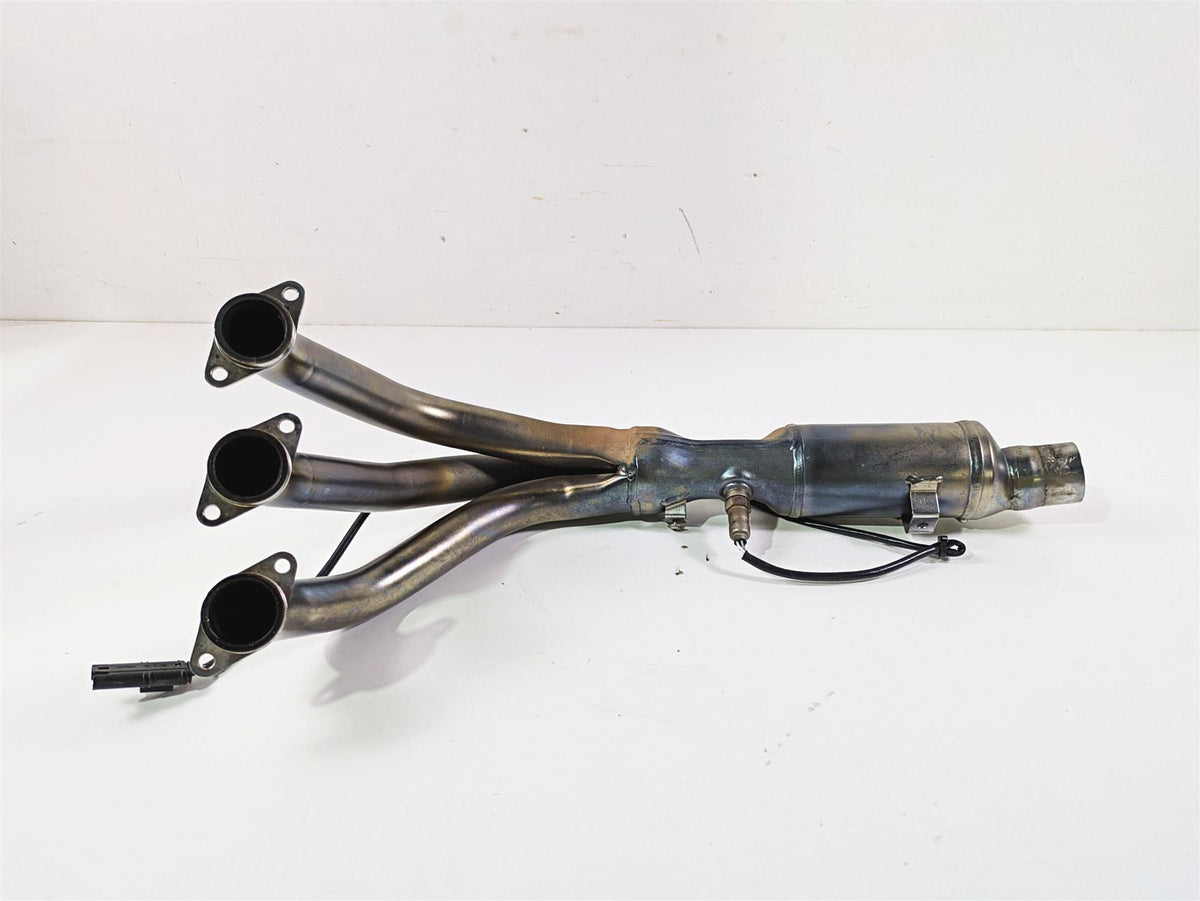 2014 BMW K1600 GTL K48 Left Exhaust Header Manifold + Heat Shield 18518546714 {{ shop.shopifyCountryName }} - Mototech271