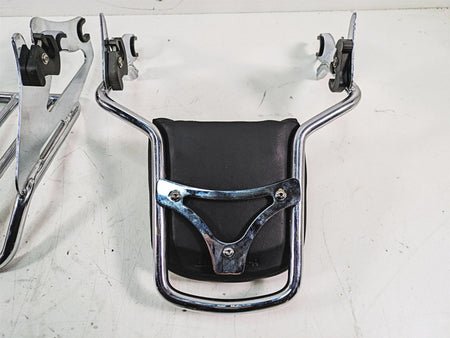 2011 Harley Touring FLHR Road King Passenger Backrest Luggage Rack Quick Release Set {{ shop.shopifyCountryName }} - Mototech271