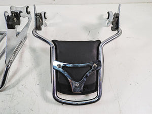 2011 Harley Touring FLHR Road King Passenger Backrest Luggage Rack Quick Release Set | Mototech271