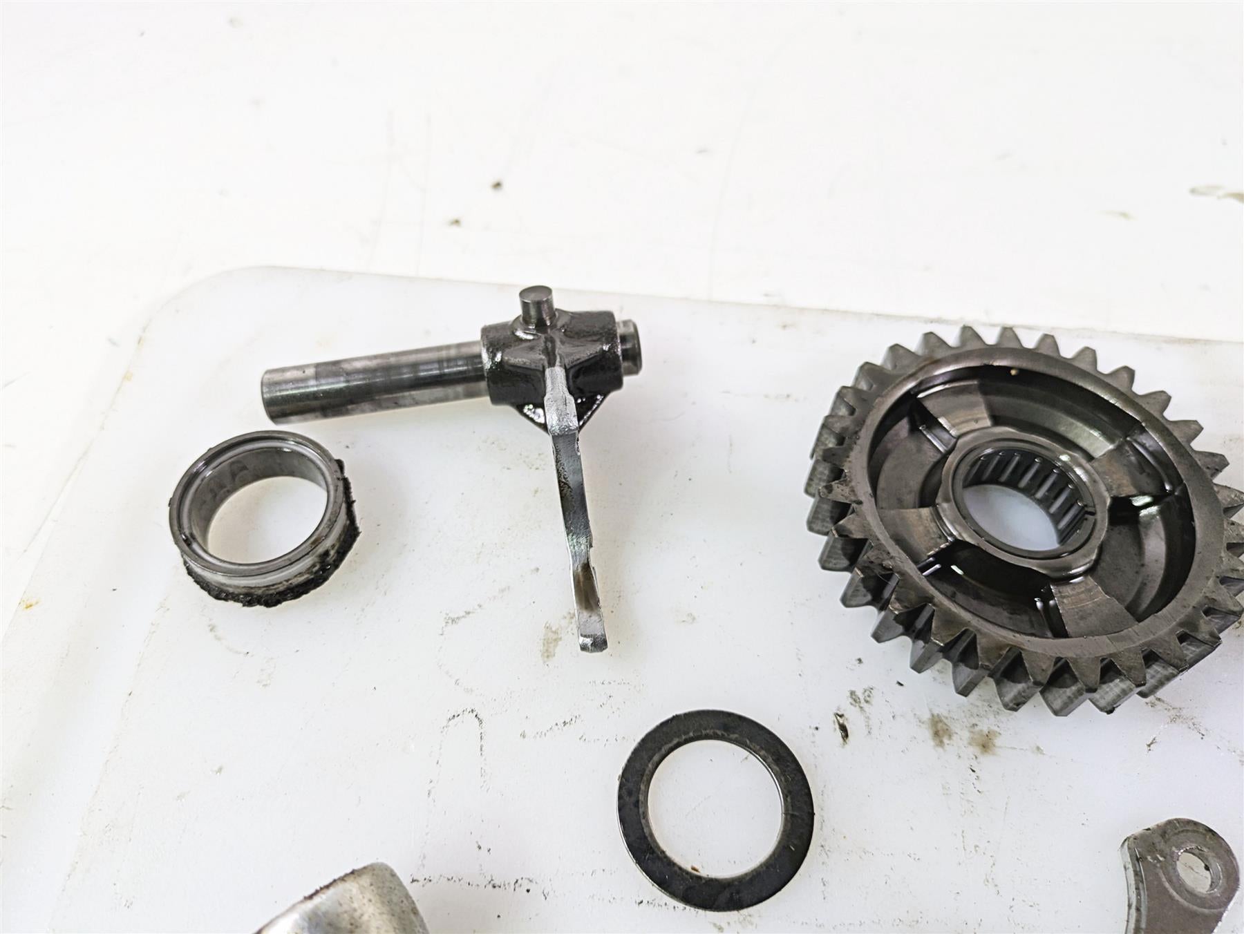 1998 KTM 380 SX MX Transmission Gears Shift Drum Lever Forks 54633003400 54633002500 {{ shop.shopifyCountryName }} - Mototech271