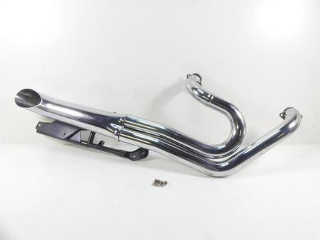 2007 Suzuki M109R VZR1800 Boulevard Hard Krome Side Burners Exhaust HK-44-6460 {{ shop.shopifyCountryName }} - Mototech271