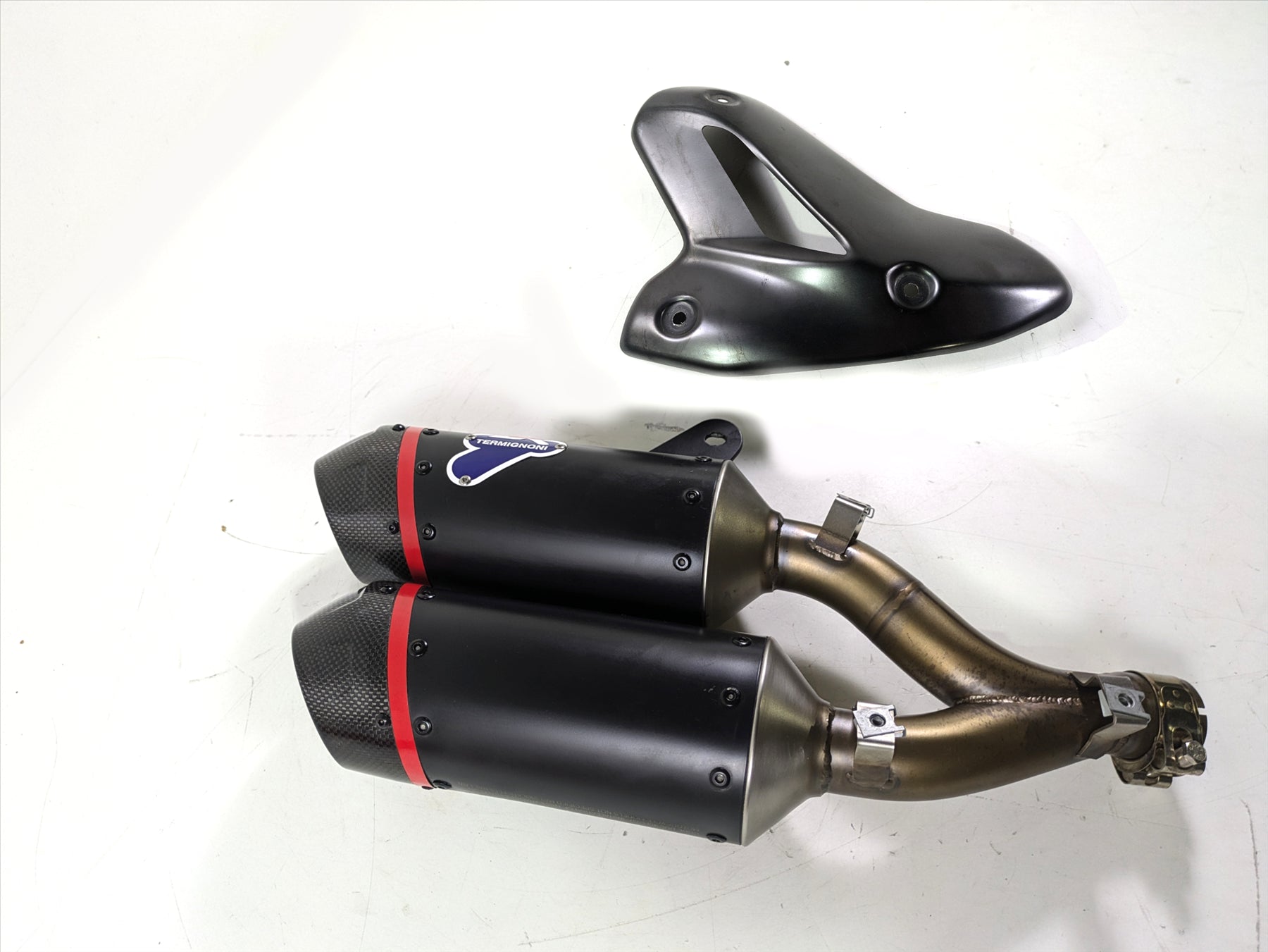 2023 Ducati Monster 937 SP Termignoni Exhaust Muffler & Heat Shield 96413592BA {{ shop.shopifyCountryName }} - Mototech271