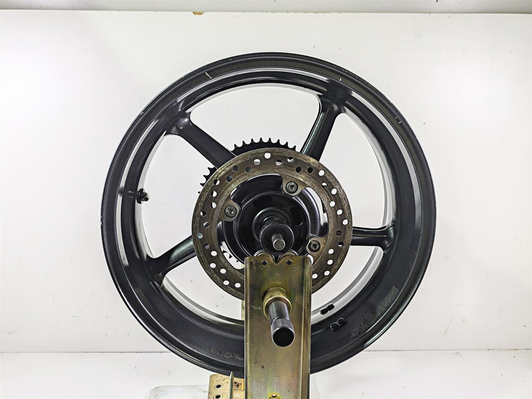2012 Triumph Daytona 675 17x5.5 Rear Wheel Rim Graphite T2010842 {{ shop.shopifyCountryName }} - Mototech271