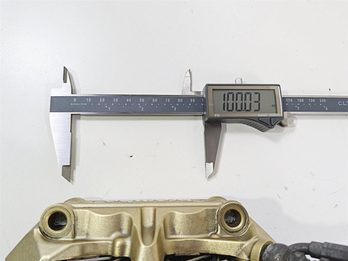 2008 Aprilia RSVR 1000 Factory Front Brembo Brake Caliper Golden 100mm AP8133590 {{ shop.shopifyCountryName }} - Mototech271