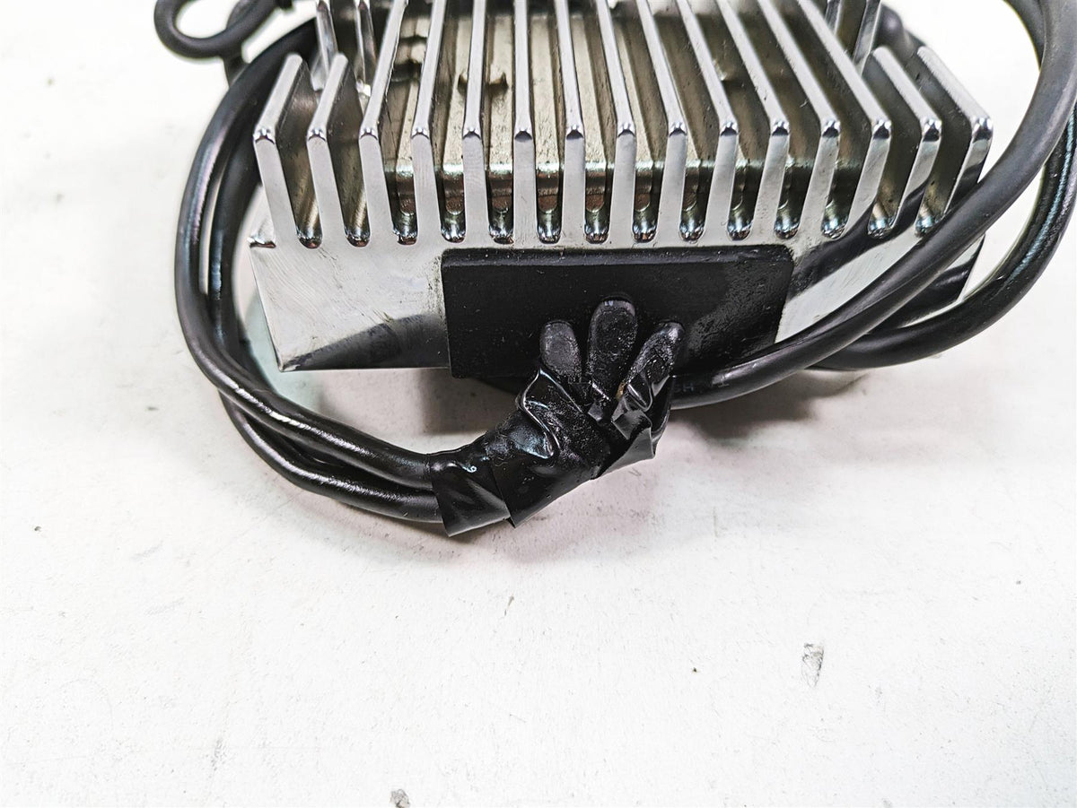 1990 Harley Sportster XLH883 XL883 Chrome Rectifier Voltage Regulator 74523-84A {{ shop.shopifyCountryName }} - Mototech271