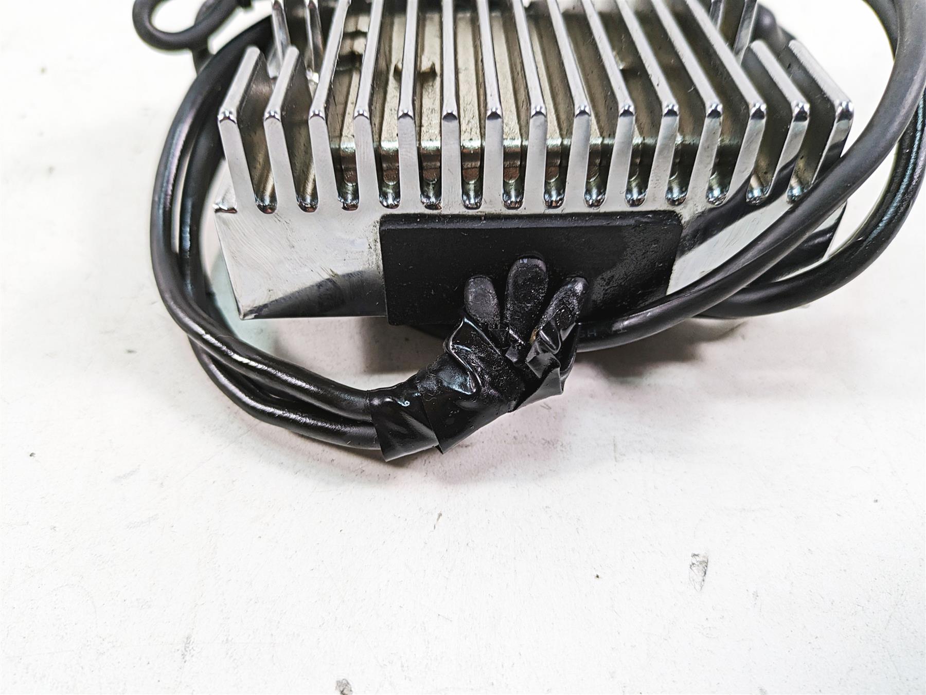 1990 Harley Sportster XLH883 XL883 Chrome Rectifier Voltage Regulator 74523-84A {{ shop.shopifyCountryName }} - Mototech271