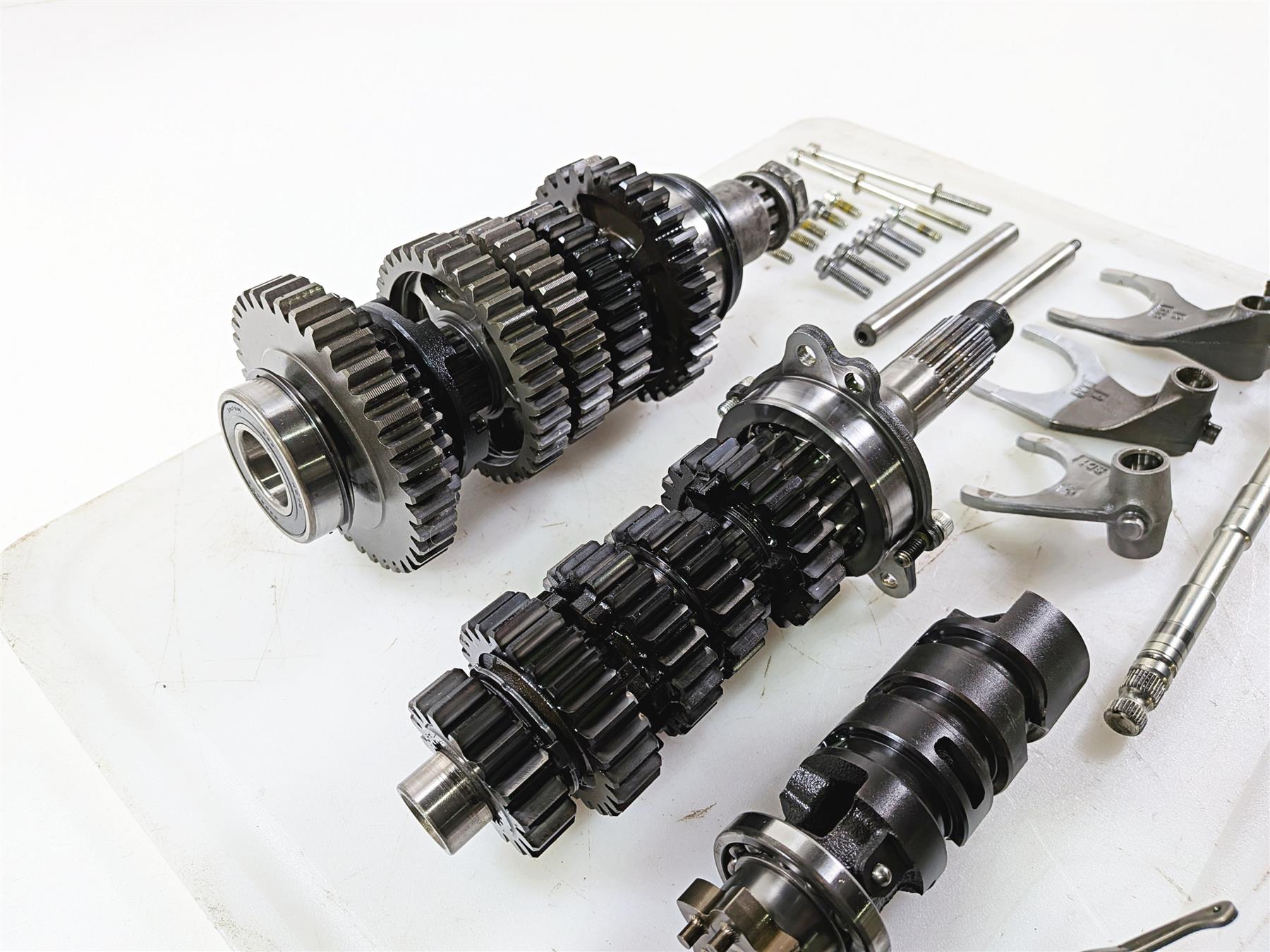 2008 Yamaha YZF R1 RN19 Transmission Gear Pack & Shift Fork 4C8-17411-00-00 {{ shop.shopifyCountryName }} - Mototech271
