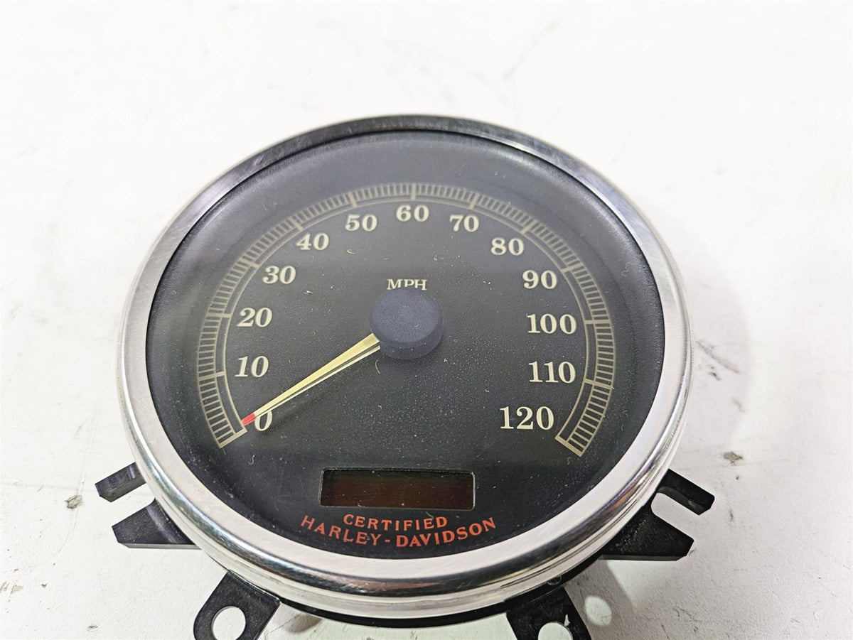 2004 Harley Softail FLSTF Fat Boy Speedometer Gauge Instrument 40k 67410-04 {{ shop.shopifyCountryName }} - Mototech271