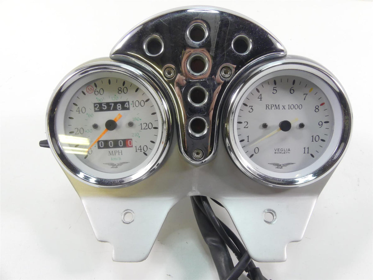 2001 Moto Guzzi California Sp 1100 Speedometer Gauge Housing Set 25K GU02762400 {{ shop.shopifyCountryName }} - Mototech271
