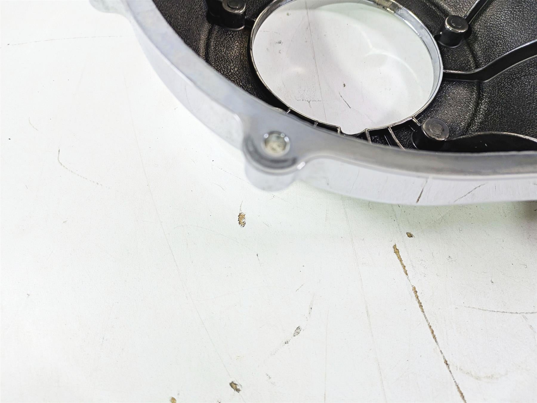 2009 Harley FXCWC Softail Rocker Outer Primary Drive Clutch Cover 60784-06 {{ shop.shopifyCountryName }} - Mototech271