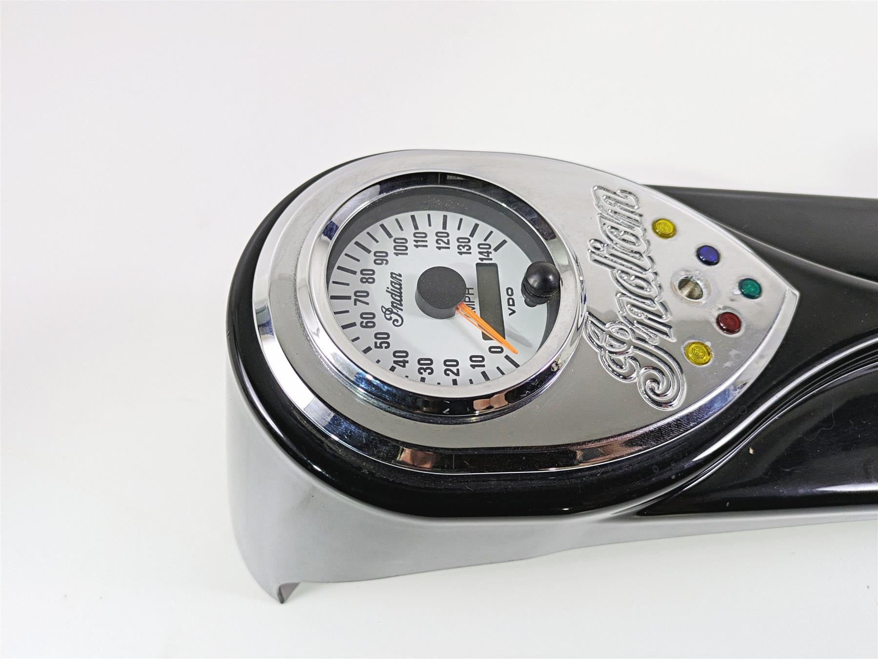 2002 Indian Spirit Deluxe Speedometer Gauge & Tank Cover 9K 56-026 26-341 {{ shop.shopifyCountryName }} - Mototech271