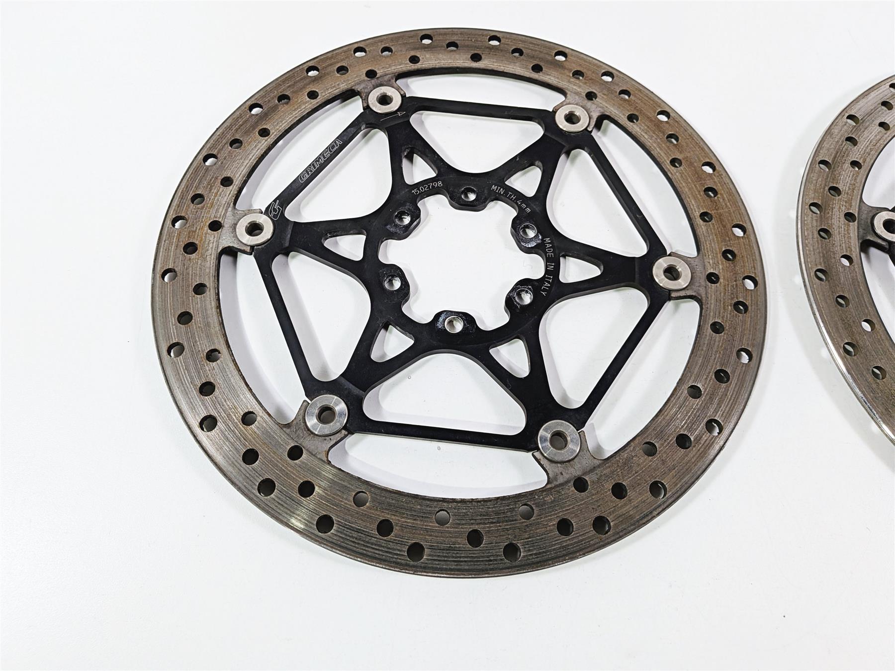 2016 Aprilia RSV 1100 Tuono V4 Factory Grimeca Front Brake Rotor Disc Set {{ shop.shopifyCountryName }} - Mototech271